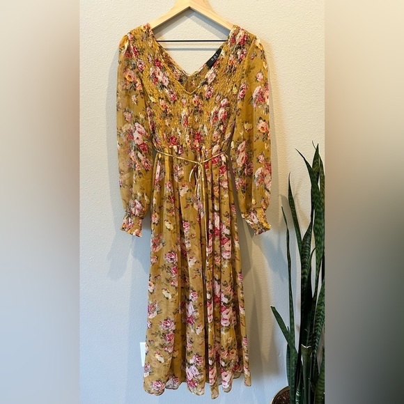 Anthropologie Dresses & Skirts - opt Anthropologie Wick Smocked Floral Maxi Dress